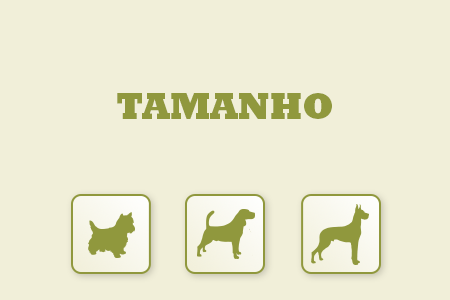 Alimentação natural adaptada ao tamanho específico da raça do seu cão.