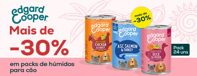 Edgard & Cooper: mais de -30% numa seleção de packs de húmidos para cão 24 un.,