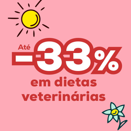 Até -33% numa seleção de ração veterinária