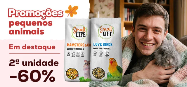 Small Life: -60% na 2ª unidade numa seleção de ração