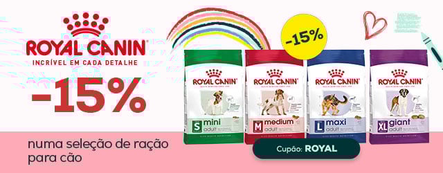 Royal Canin: -15% numa seleção de ração para cão
