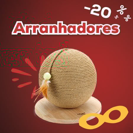-20% numa seleção de arranhadores para gatos