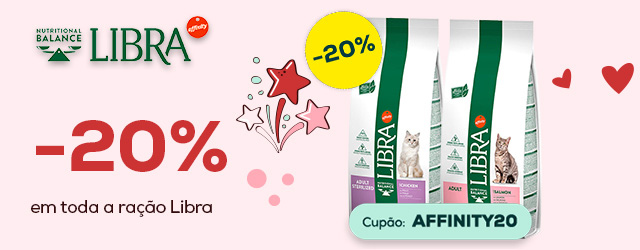 Libra: -20% em ração para gato