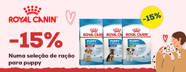 Royal Canin: -15% numa seleção de ração para cachorro