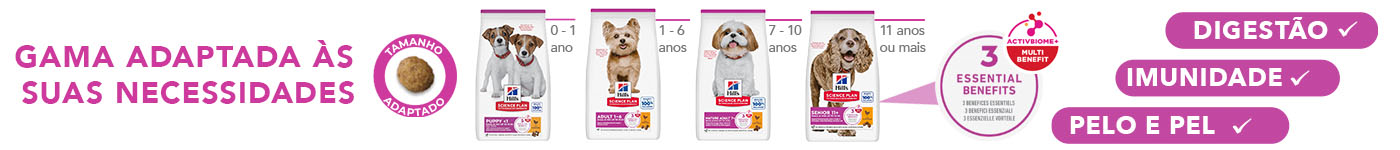 Hill’s: Porque é importante dar‑lhes uma alimentação adaptada ao seu tamanho?
