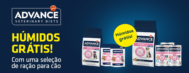 Advance: Alimentação húmida de oferta na compra de uma seleção de ração para cão Advance: Alimentação húmida de oferta na compra de uma seleção de ração para cão