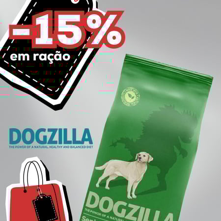 Dogzilla: -15% numa seleção de ração