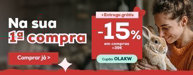 15% de desconto na sua primeira compra. Registe-se e aceda ao seu desconto