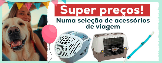 Super preços numa seleção de acessórios de viagem