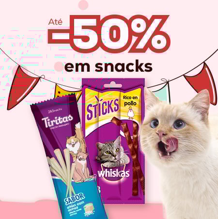 Até -50% em alimentação húmida para gato