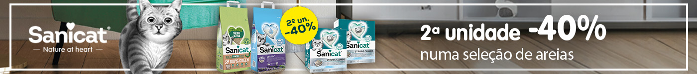 Sanicat: -40% na 2.ª un. numa seleção de areias