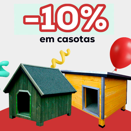 Renove a sua casa: 10% de desconto em casotas para cão 
