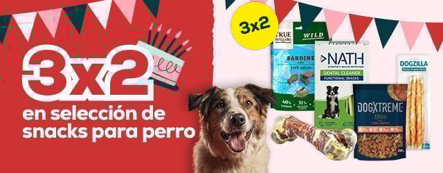 Leve 3, pague 2 em seleção de snacks para cão