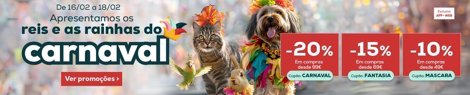 20% de desconto em compras desde 99&euro; ou 15% de desconto em compras desde 69&euro; ou 10% de desconto em compras desde 49&euro;