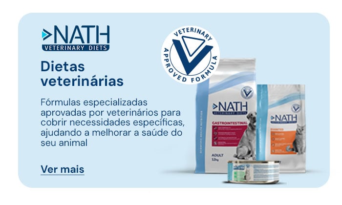 Nath - Dietas veterinárias formuladas para cobrir as necessidades específicas do seu companheiro 