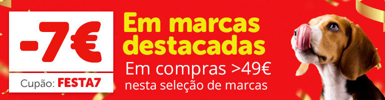 7€ de desconto em marcas destacadas