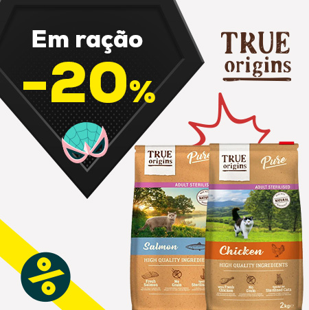 True Origins Pure: -20% numa seleção de ração para gato