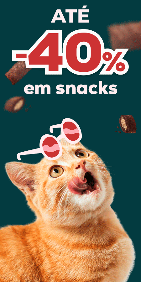 Até -40% numa seleção de snacks para gato