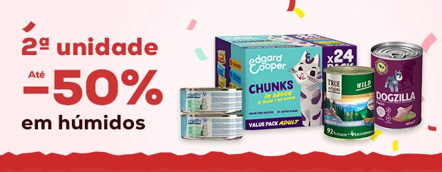 Kiwoko Days!: 2.ª unidade com até 50% de desconto em comida húmida