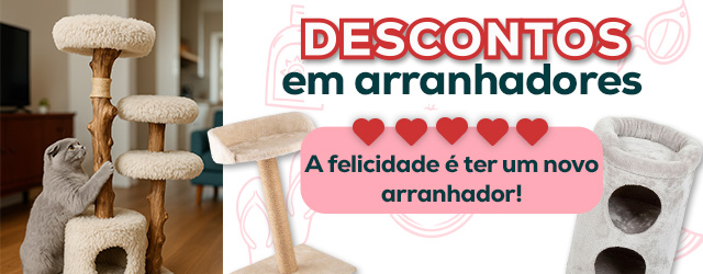 Super preços numa seleção de arranhadores para gato