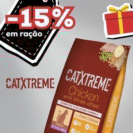 Catxtreme: -15% numa seleção de ração para gato