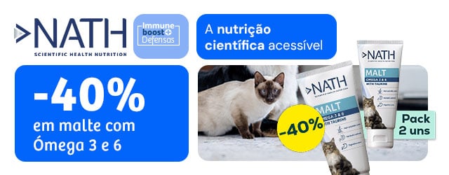Nath: -40% numa seleção de packs de snacks para gato