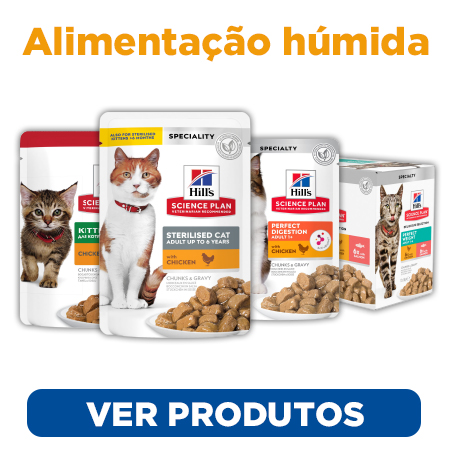 Descuba as saquetas e alimentação húmida saborosas de Hill's Science Plan para gato