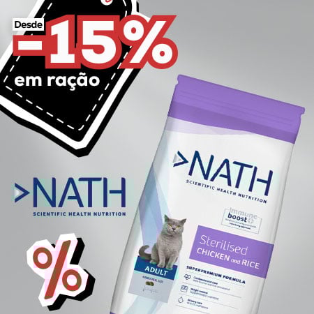 Nath: Desde -15% numa seleção de ração
