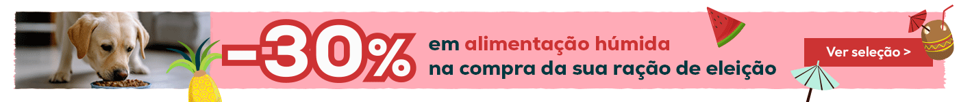-30% numa seleção de packs de húmidos comprando juntamente com a ração favorita para cão