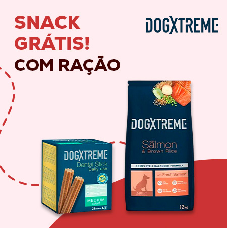 Dogxtreme: Snacks dentários grátis na compra de ração para cão junior 12 kg