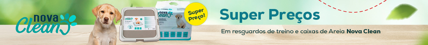 Nova Clean - Super Preços em resguardos de treino e caixas de Areia Nova Clean