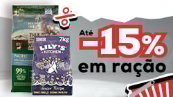 Até -15% numa seleção de ração para cão