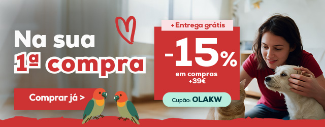 -15% de desconto na sua primeira compra