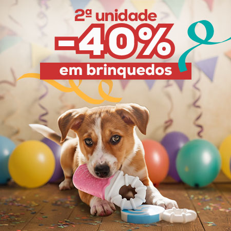 -40% na 2ª unidade numa seleção de brinquedos