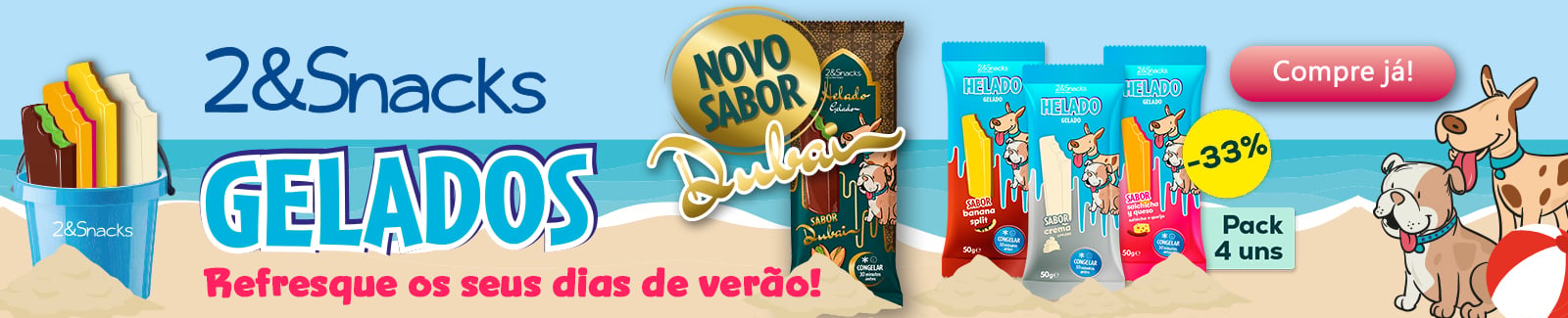 2&Snacks: -33% em packs de 4 unidades