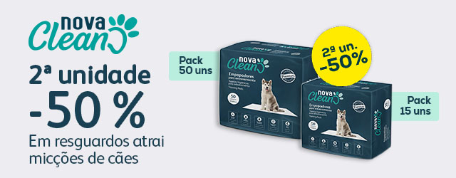 Nova Clean: -50% na 2.ª unidade em tapetes higiénicos Atrai Micções