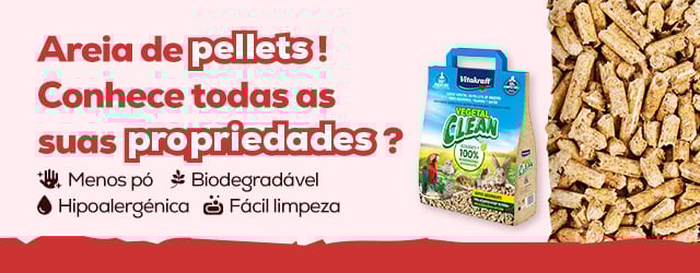 Areia de pellets: Menos pó, biodegradável, hipoalergénica, limpeza fácil