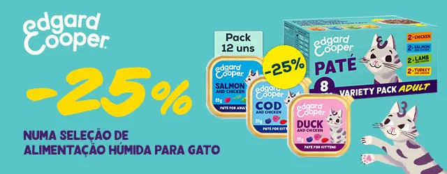 Edgard & Cooper: -25% numa seleção de alimentação húmida para gato