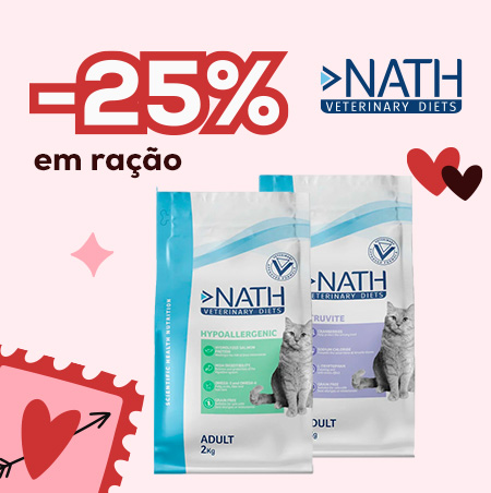 Nath Veterinary Diets: -25% em ração para gato 4 kg