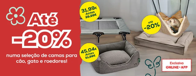 Até -20% numa seleção de camas Até -20% numa seleção de camas
