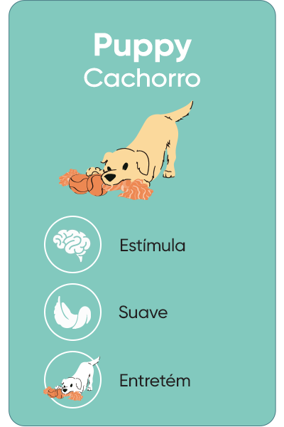 Brinquedos suaves e delicados para cão junior