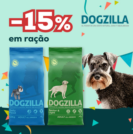 Dogzilla: -15% numa seleção de ração