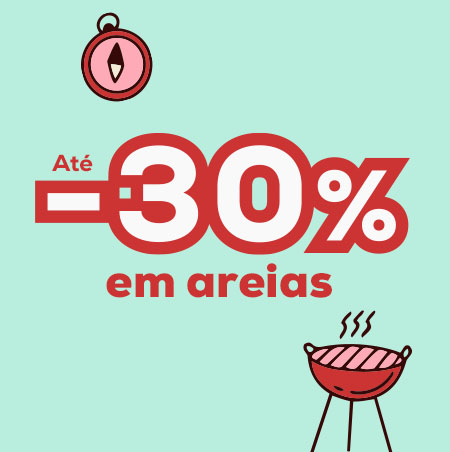 Até -25% numa seleção de packs de areias