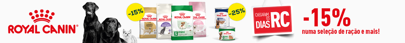 Royal Canin: -15% en selección de pienso para perro, y -25% en selección de packs de húmedo