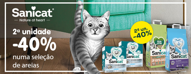 Sanicat: -40% na 2.ª un. numa seleção de areias