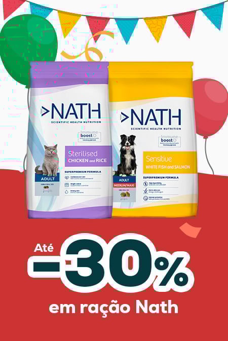 Nath: Até -30% numa seleção de ração