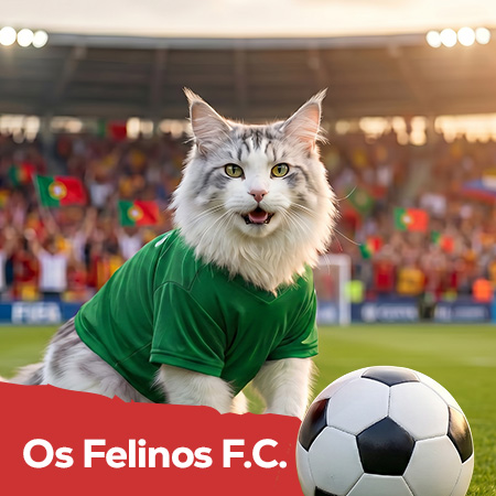 Seleção de futebol felina
