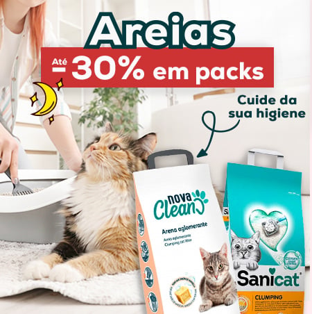Até -25% numa seleção de packs de areias
