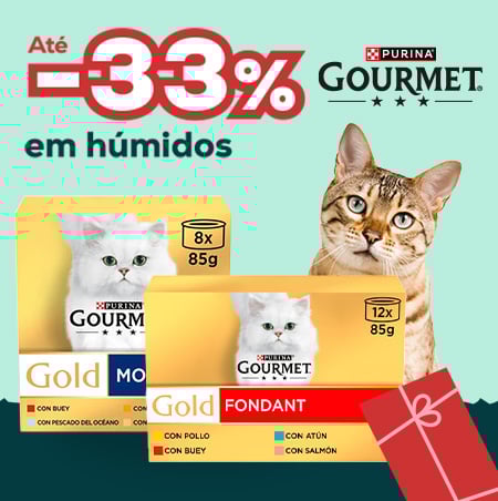 Gourmet: -33% numa seleção de packs de alimentação húmida para gato