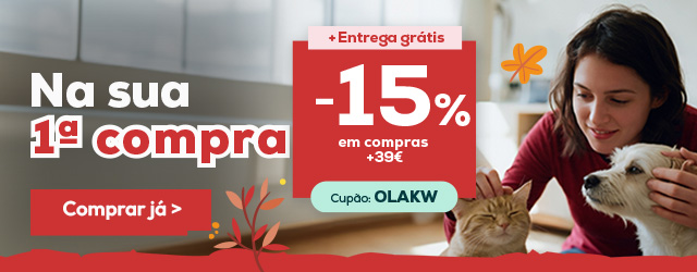 -15% de desconto na sua primeira compra
